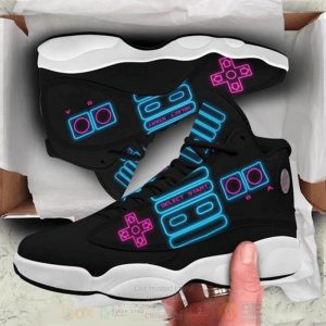 Gift For Gamer Neon Game Controller Select Start Air Jordan 13 Shoes Game Air Jordan 13 Shoes