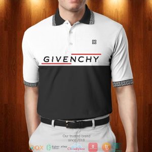 Givenchy Black And White Polo Shirt Givenchy Polo Shirts