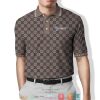 Givenchy Hologram Logo Brown Polo Shirt Givenchy Polo Shirts