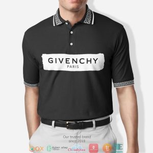 Givenchy Paris Black Polo Shirt Givenchy Polo Shirts