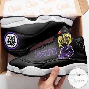 Gohan Ssj Sneakers Custom Anime Dragon Ball Air Jordan 13 Shoes Dragon Ball Air Jordan 13 Shoes