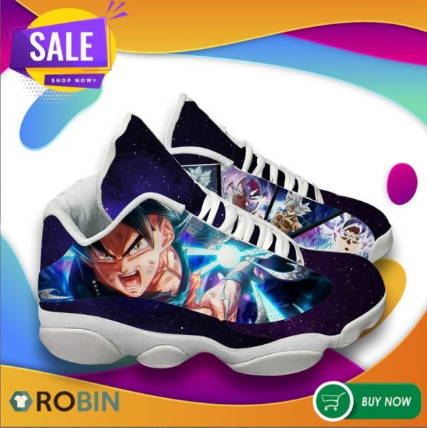 Goku Dragon Ball Manga Shoes Air Jordan 13 Sneakers Dragon Ball Air Jordan 13 Shoes