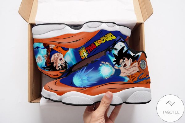 Goku Sneakers Custom Anime Dragon Ball Air Jordan 13 Shoes Dragon Ball Air Jordan 13 Shoes
