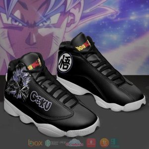 Goku Ultra Instinct Dragon Ball Anime Black Air Jordan 13 Shoes Dragon Ball Air Jordan 13 Shoes