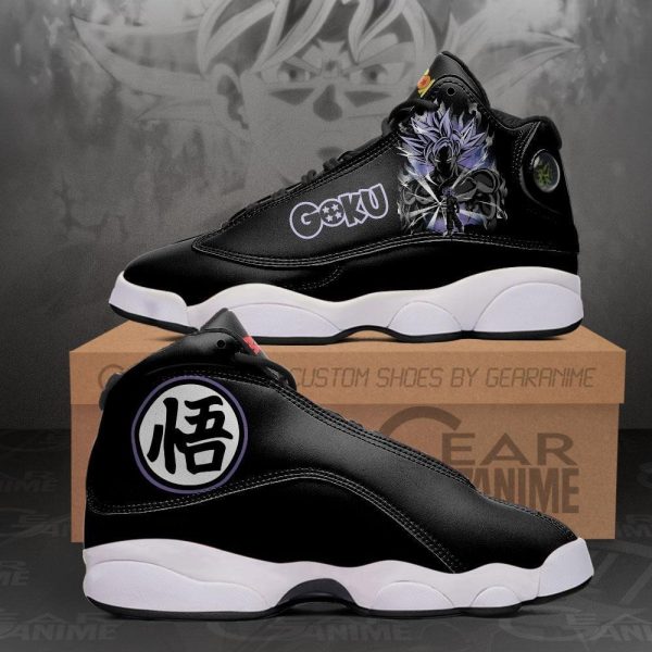 Goku Ultra Instinct Kanji Anime Dragon Ball Air Jordan 13 Shoes Dragon Ball Air Jordan 13 Shoes