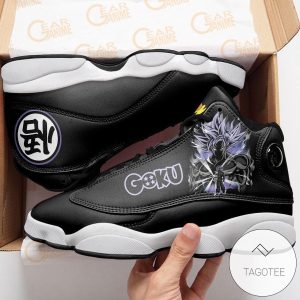 Goku Ultra Instinct Sneakers Kanji Custom Anime Dragon Ball Air Jordan 13 Shoes Dragon Ball Air Jordan 13 Shoes