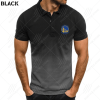 Golden State Warriors Men Gradient Polo Shirt Golden State Warriors Polo Shirts