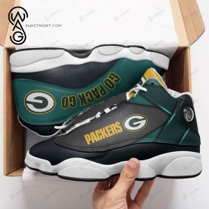 Green Bay Packers Go Pack Go Air Jordan 13 Shoes Green Bay Packers Air Jordan 13 Shoes