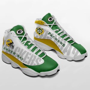 Green Bay Packers Nfl Ver 2 Air Jordan 13 Sneaker Green Bay Packers Air Jordan 13 Shoes
