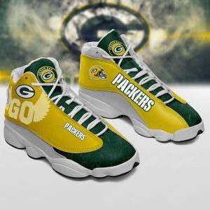 Green Bay Packers Nfl Ver 3 Air Jordan 13 Sneaker Green Bay Packers Air Jordan 13 Shoes