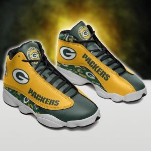 Green Bay Packers Nfl Ver 6 Air Jordan 13 Sneaker Green Bay Packers Air Jordan 13 Shoes