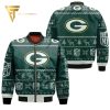 Green Bay Packers Ugly Christmas Full Print Bomber Jacket Green Bay Packers Bomber Jacket