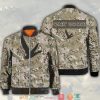 Grey Goose Camouflage Bomber Jacket