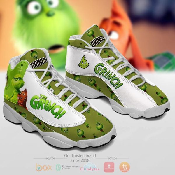 Grinch The Christmas Thief Air Jordan 13 Shoes Grinch Air Jordan 13 Shoes