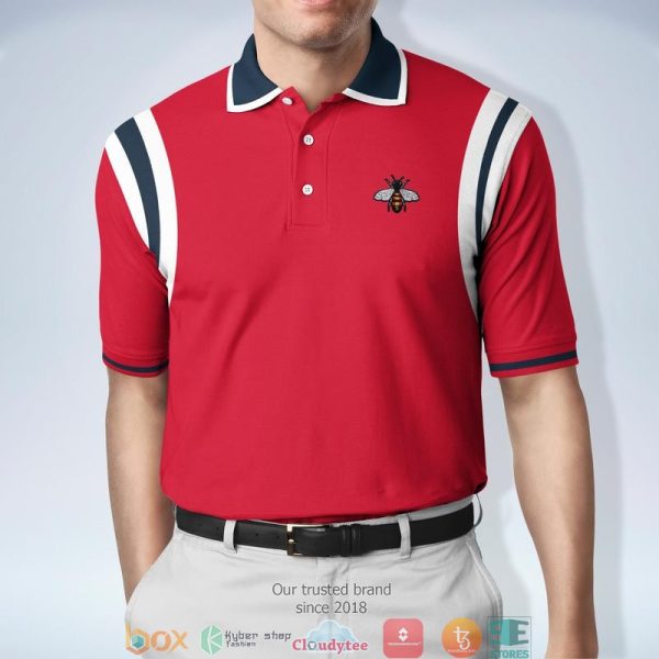 Gucci Bee Red Polo Shirt Gucci Polo Shirts