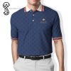 Gucci Blue Red Stripes All Over Print Premium Polo Shirt Gucci Polo Shirts