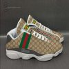 Gucci Classic Symbol With Striped Air Jordan 13 Sneakers Gucci Air Jordan 13 Shoes