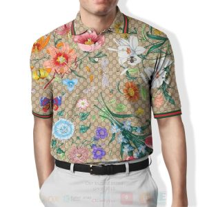 Gucci Flower Polo Shirt Gucci Polo Shirts