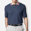 Gucci Full Navy Polo Shirt Gucci Polo Shirts