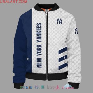 Gucci Mlb New York Yankees Luxury Bomber Jacket New York Yankees Bomber Jacket