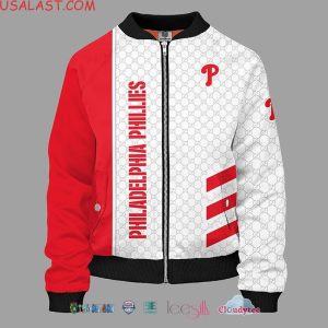 Gucci Mlb Philadelphia Phillies Luxury Bomber Jacket Philadelphia Phillies Bomber Jacket