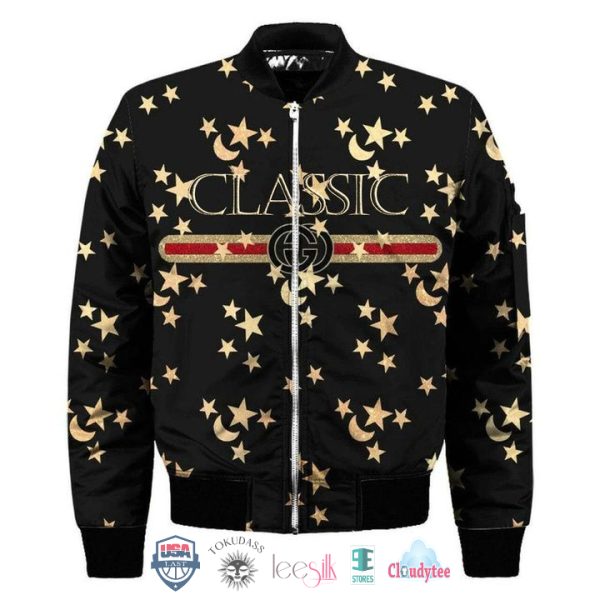 Gucci Moon Stars 3D Bomber Jacket Gucci Bomber Jacket