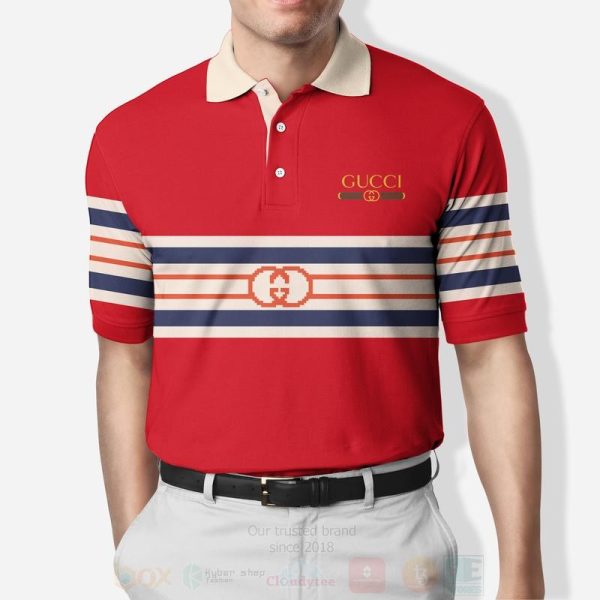 Gucci Red Polo Shirt Gucci Polo Shirts
