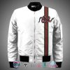 Gucci Snake White Red 3D Bomber Jacket Gucci Bomber Jacket