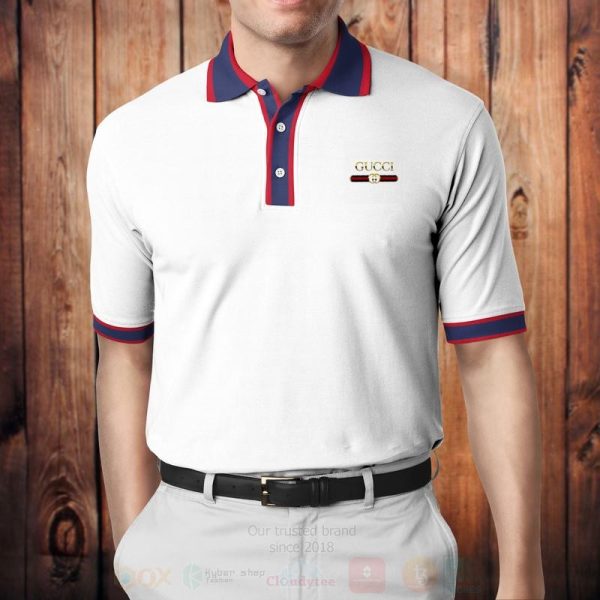 Gucci White Polo Shirt 2 Gucci Polo Shirts