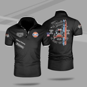 Gulf Racing Polo Shirt F1 Team Polo Shirts