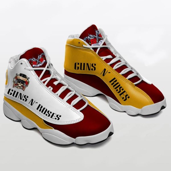 Guns N Roses Rock Band Ver 2 Air Jordan 13 Sneaker Guns N Roses Rock Band Air Jordan 13 Shoes