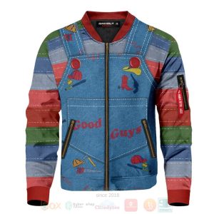 Halloween Chucky The Doll Bomber Jacket Halloween Horror Bomber Jacket