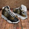 Harry Potter Hufflepuff Air Jordan 13 Sneaker Shoes Harry Potter Air Jordan 13 Shoes