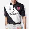 Hublot Glod Cup Black And White Polo Shirt Hublot Polo Shirts