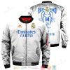 Im A Madridista Real Madrid Champions League Adidas 3D Bomber Jacket Real Madrid Bomber Jacket