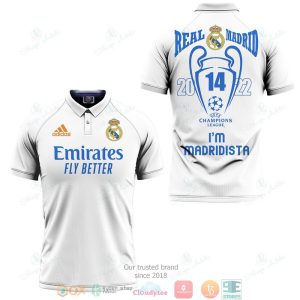 Im A Madridista Real Madrid Champions League Adidas Polo Shirt Real Madrid Polo Shirts