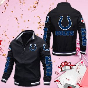 Indianapolis Colts 3D Bomber Jacket Indianapolis Colts Bomber Jacket