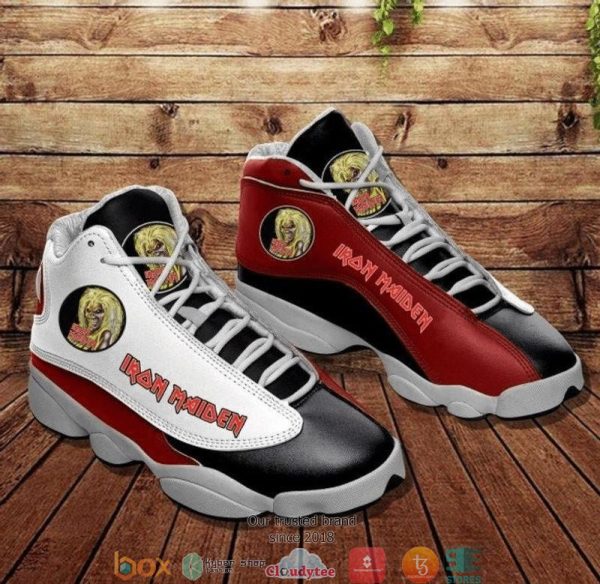 Iron Maiden Music Rock Band Ver5 Air Jordan 13 Sneaker Shoes Iron Maiden Air Jordan 13 Shoes