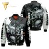 Jack Skellington Las Vegas Raiders Full Print Bomber Jacket Jack Skellington Sally Bomber Jacket