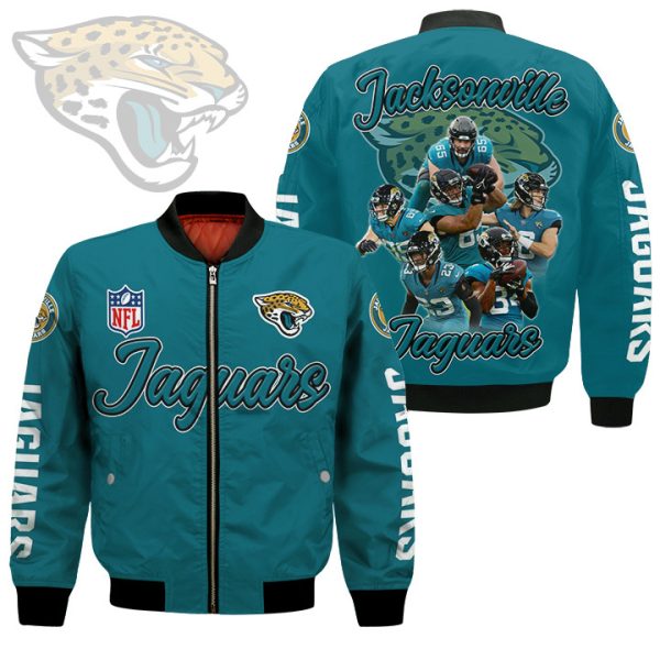 Jacksonville Jaguars Players Nfl Bomber Jacket Jacksonville Jaguars Bomber Jacket