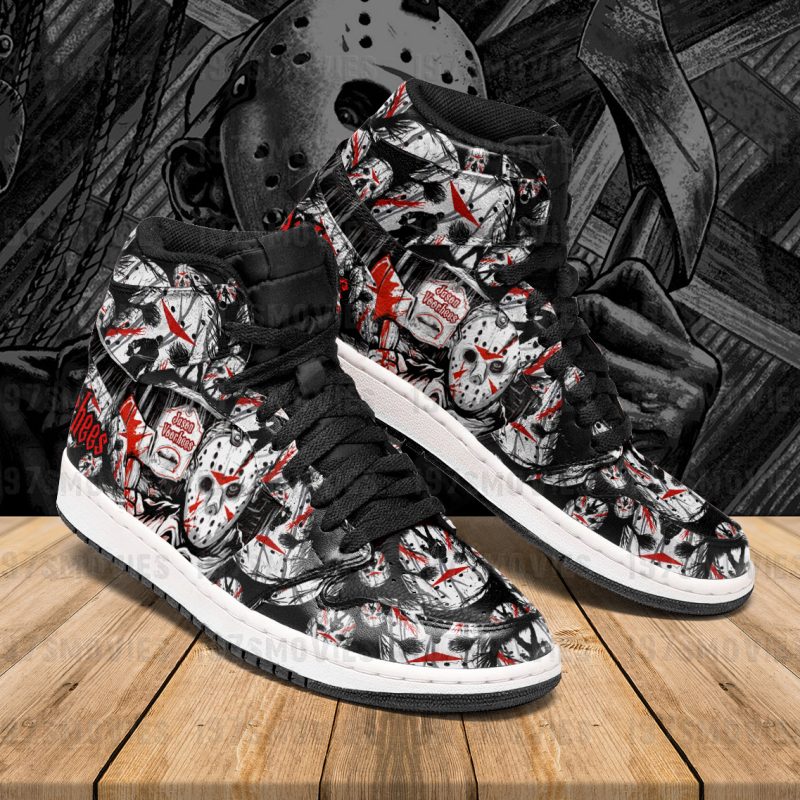 Jason Voorhees Friday The 13Th Air Jordan 13 Sneakers Hot Sale 2024