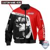 Jeep Wrangler Skull Custom Name Bomber Jacket Jeep Bomber Jacket