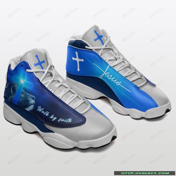 Jesus Walk By Faith Air Jordan 13 Sneaker Jesus Air Jordan 13 Shoes