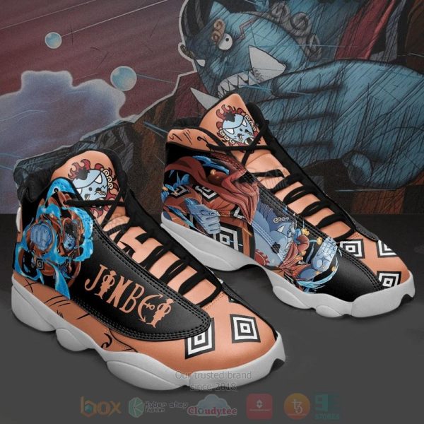 Jinbei Sneakers One Piece Anime Air Jordan 13 Shoes One Piece Air Jordan 13 Shoes