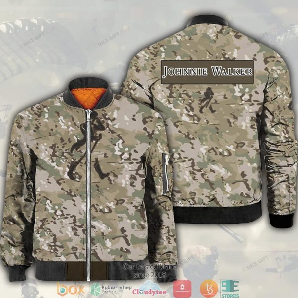 Johnnie Walker Camouflage Bomber Jacket Johnnie Walker Bomber Jacket