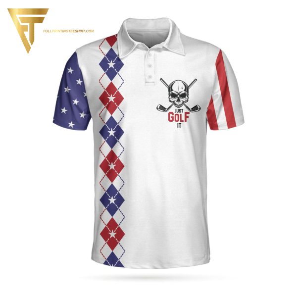Just Golf It V2 Full Printing Polo Shirt Golf Polo Shirts