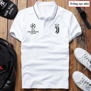 Juventus Uefa Champions League White Polo Shirt Juventus Polo Shirts