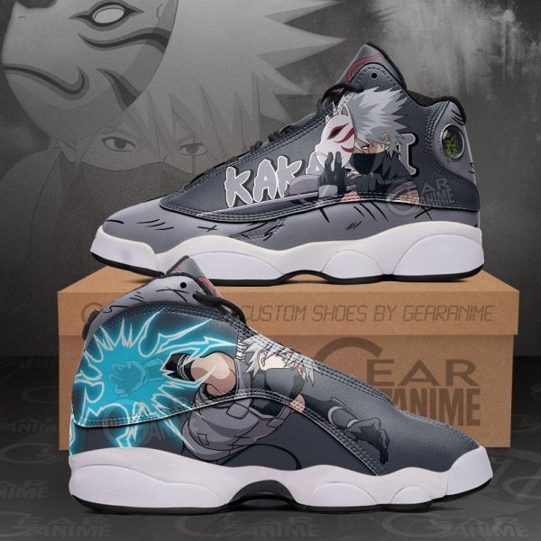 Kakashi Anbu Anime Air Jordan 13 Shoes Naruto Anbu Air Jordan 13 Shoes