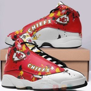 Kansas City Chiefs Nfl Big Logo Football Team Air Jordan 13 Shoes Kansas City Chiefs Air Jordan 13 Shoes