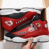 Kansas City Chiefs Nfl Big Logo Football Team Red Air Jordan 13 Sneaker Shoes Kansas City Chiefs Air Jordan 13 Shoes